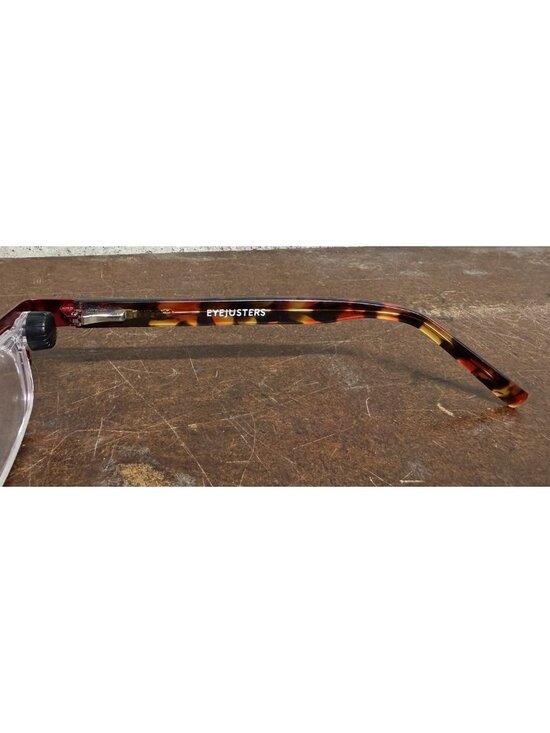 EYEJUSTERS Self-Adjustable Reading Glasses 1502RR Red Tortoise 49-16-134